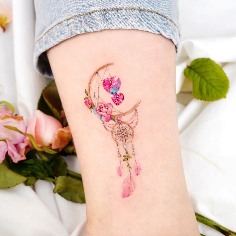 Small Tattoo Ideas with Meaning - Dreamcatcher Tattoo - Tikli