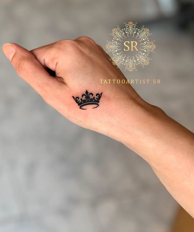 Small Tattoo Ideas with Meaning - Crown Tattoo - Tikli