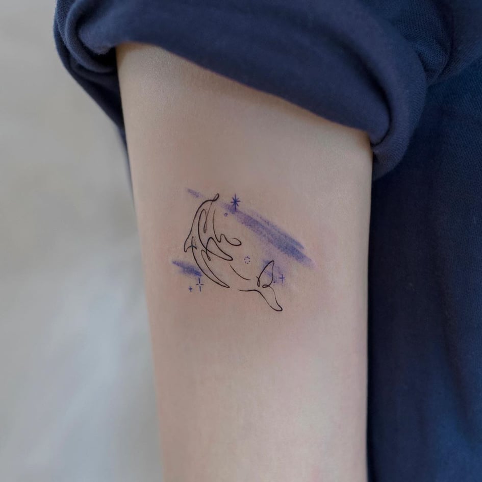 Small Tattoo Ideas with Meaning - Dolphin Tattoo