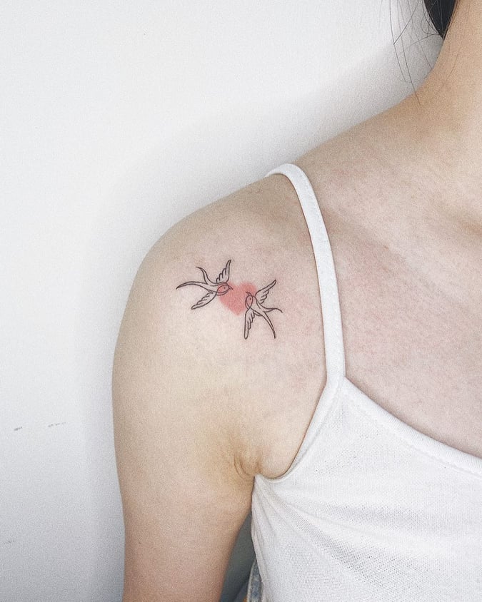 Tattoo Ideas with Meaning - Swallow Bird Tattoo - Tikli