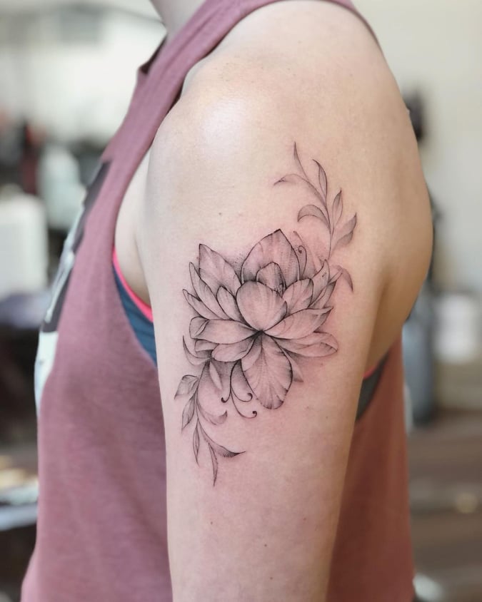 Lotus Flower Tattoo Designs 