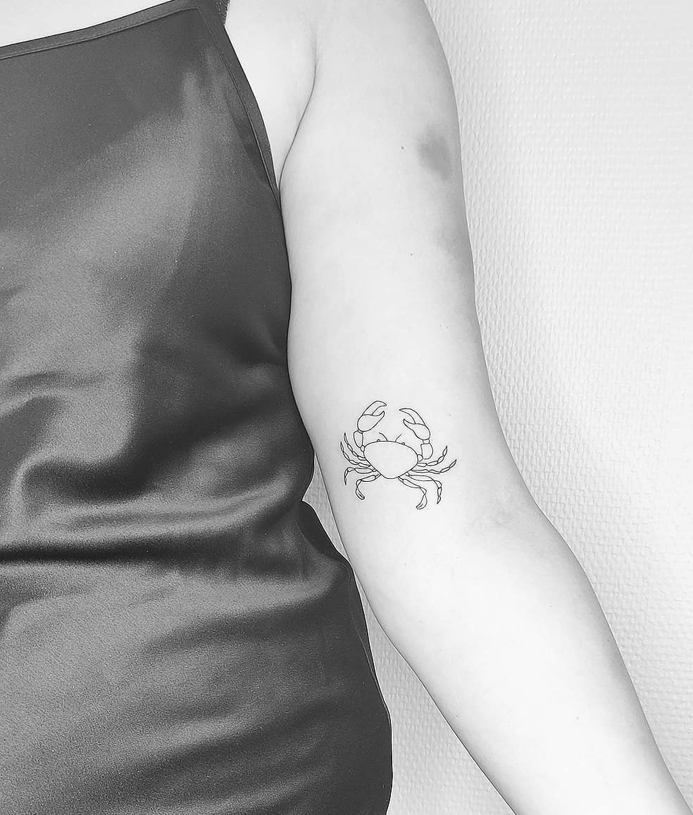 Small Tattoos - Cancer Tattoo