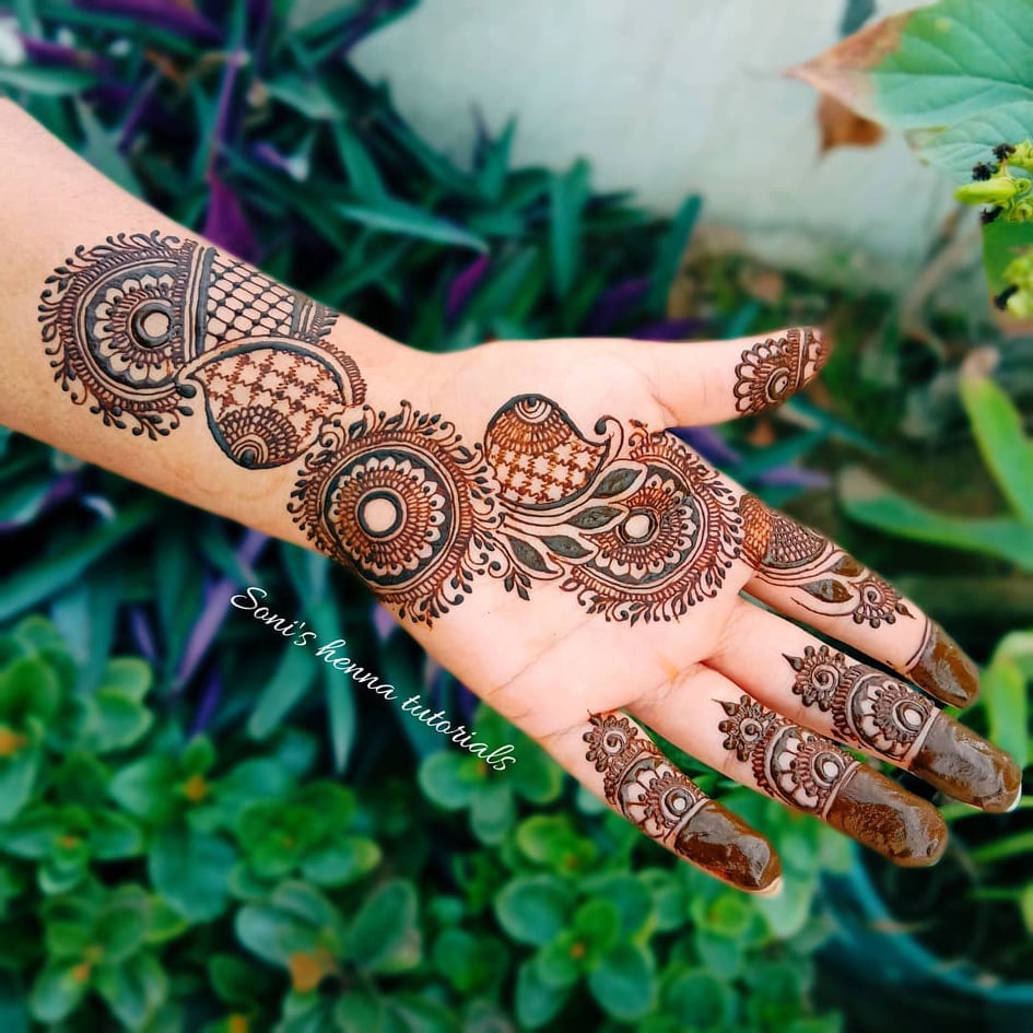Stylish Back Hand Mehndi Designs||Henna patterns||Eid Mehndi #2 - YouTube-omiya.com.vn