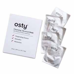 Osty Renewal Bubble Masks For Face - Activated Charcoal Sheet Mask