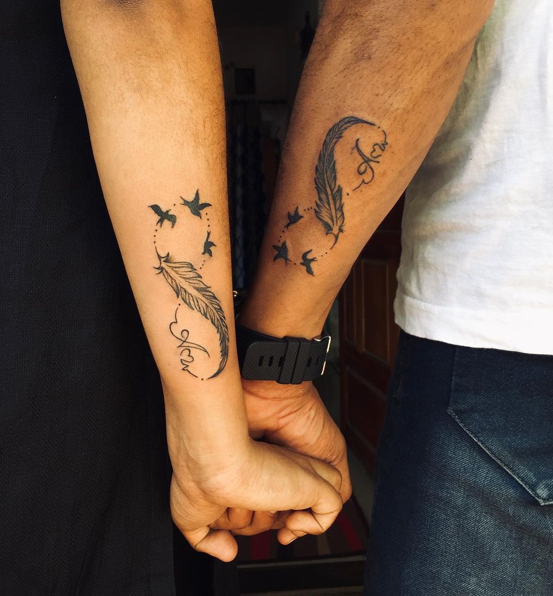 Best Couple Tattoo Designs Ever  Aliens Tattoo
