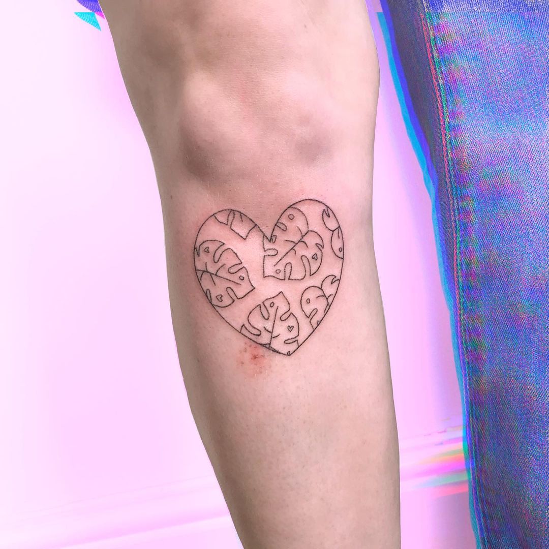 23 Super Cute Heart Tattoos for Girls  StayGlam