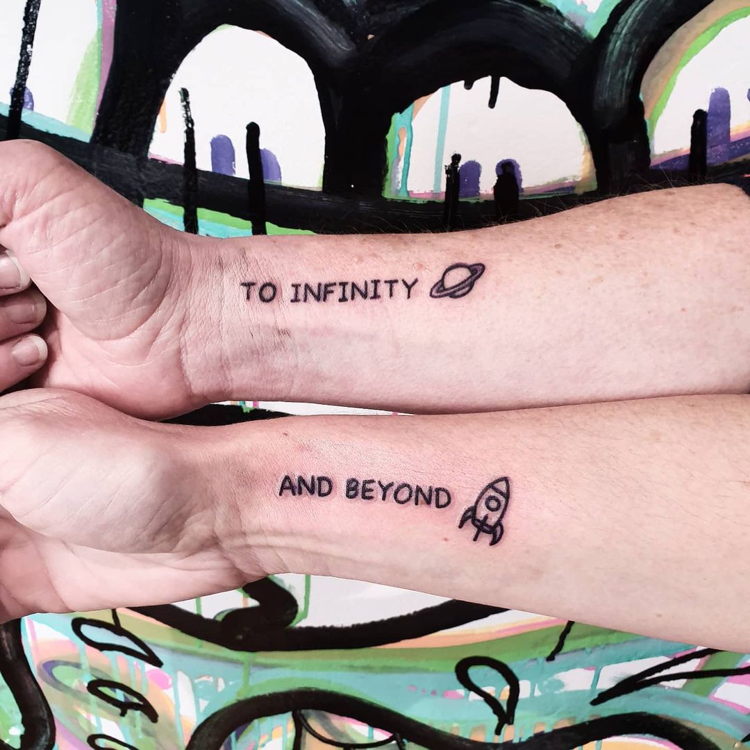 Matching Tattoo Ideas For Your Besties and Siblings - Tikli
