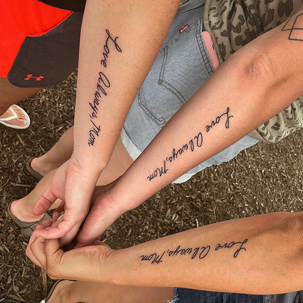 Siblings Triangle Matching Temporary Tattoos  The Inkgenic