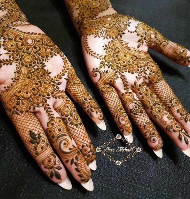 25+ Trendy and Beautiful Henna Designs on Hand - Tikli