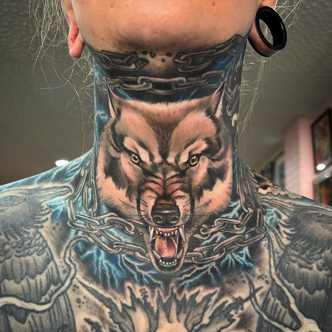 Throat Tattoo