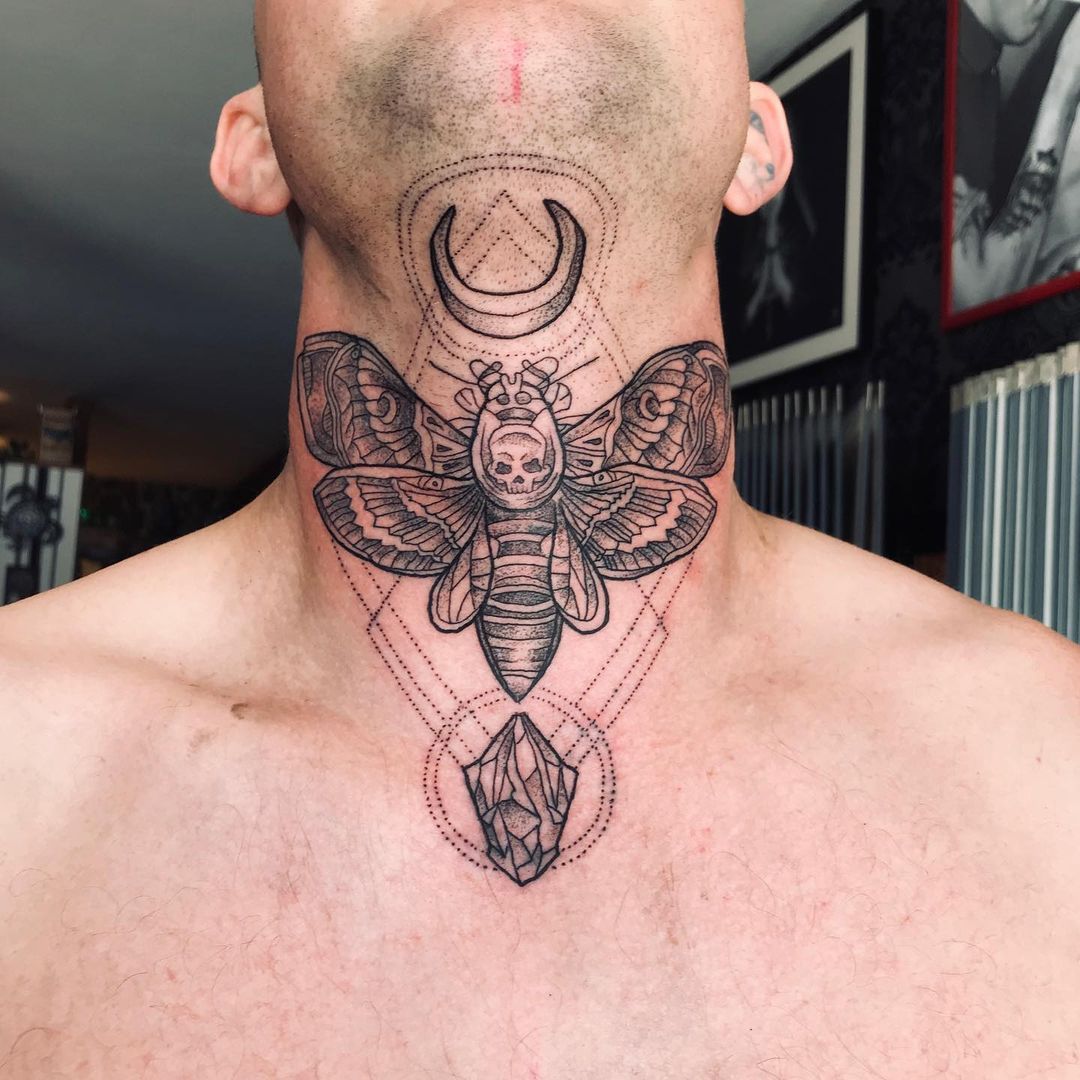 Throat Tattoo Ideas