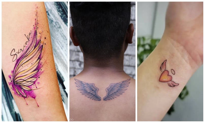 Soulful Angel Wings Tattoo Ideas For Men and Women - Tikli
