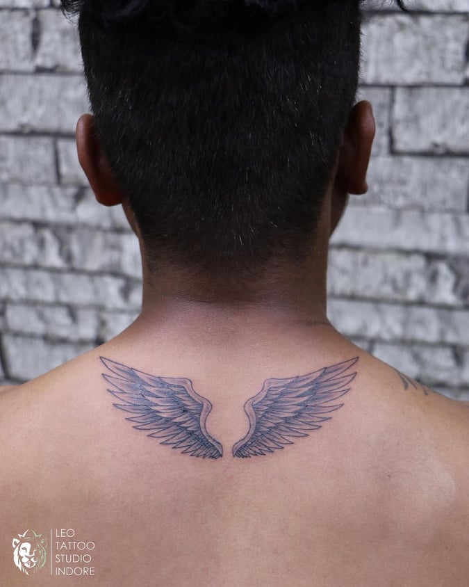 24 Angel Wings Tattoos And Their Deep Spiritual Connection  TattoosWin