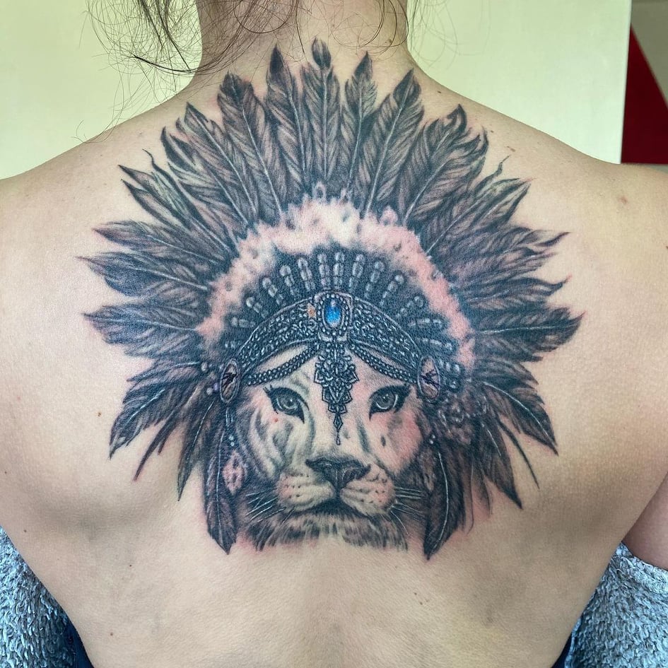 Lioness tattoo 