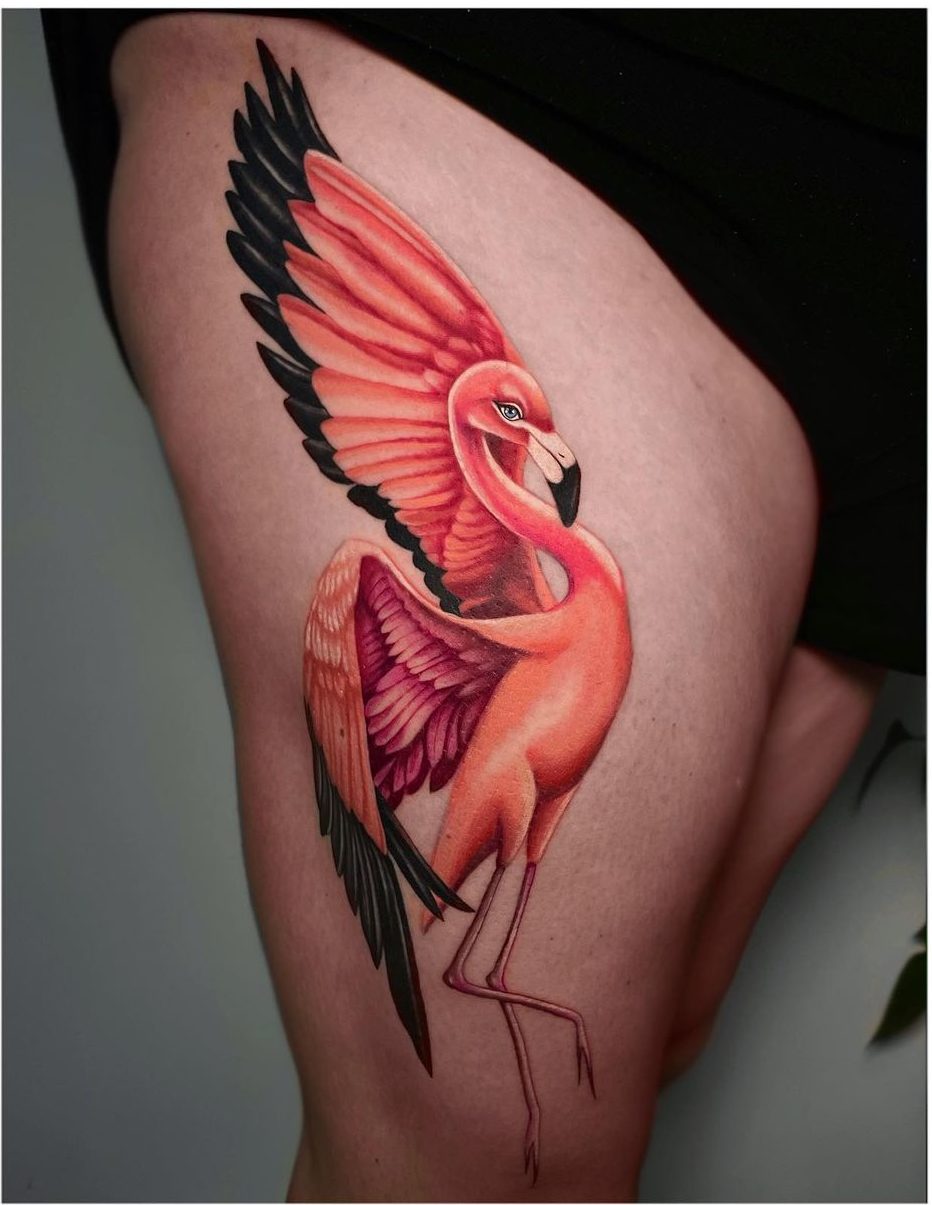 Hip Flamingo  Best Tattoo Ideas For Men  Women