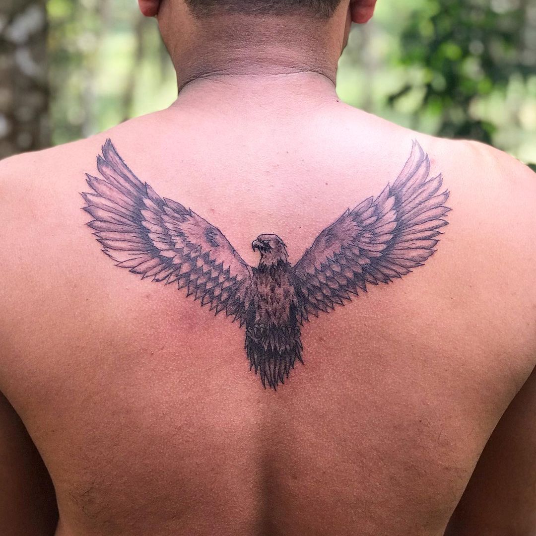 16 Best Eagle Back Tattoo Ideas  PetPress