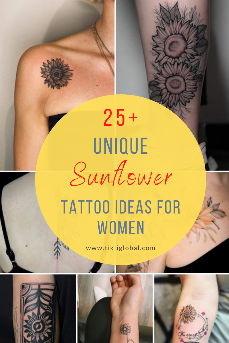 moon tattoo with sunflowersTikTok Search