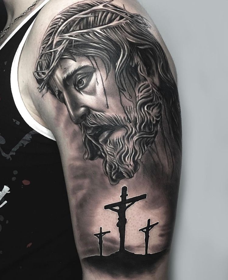 Jesus cross tattoo ideas