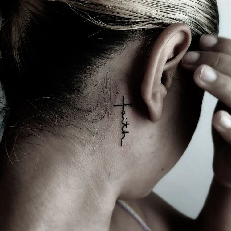 40 Small Cross Tattoo Designs That You Will Love  Psycho Tats