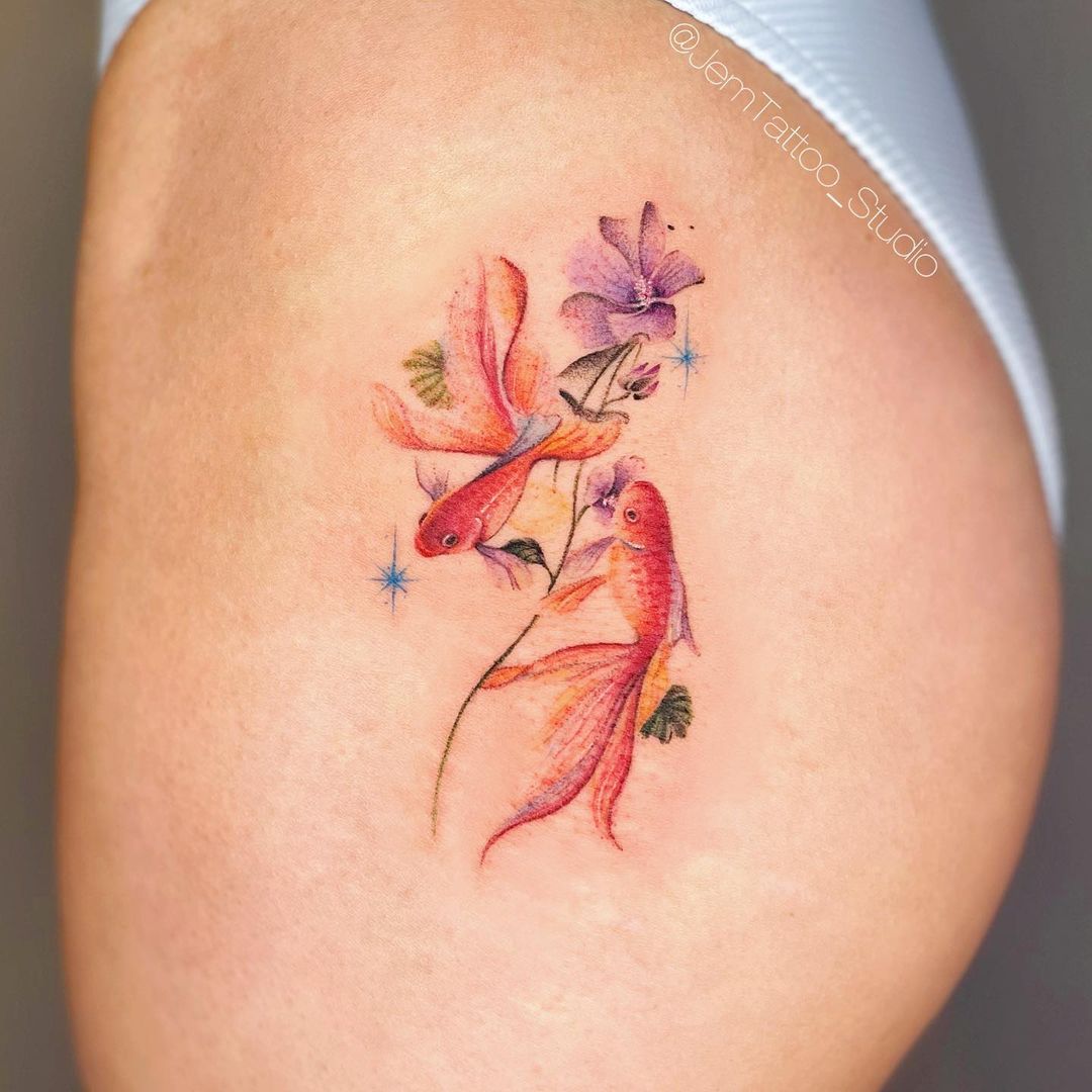 27 Colorful Hibiscus Flower Tattoos  SloDive