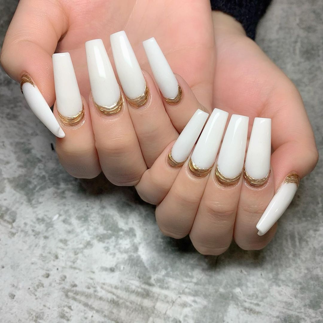 white nail designs