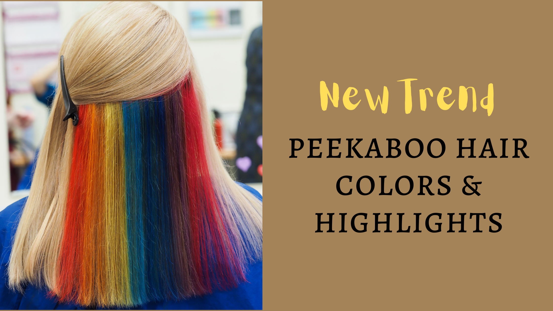 Peekaboo Hair Colors & Highlights Trends that Will Catch Your Attention -  Tikli