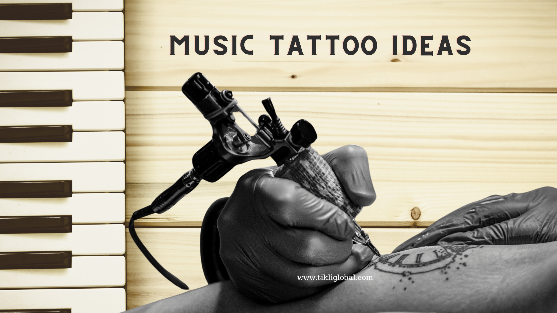 Piano tattoos ideas with a lot of rhythm  tattooists