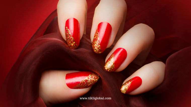 35+ Bold and Sexy Red Nails Ideas - Tikli