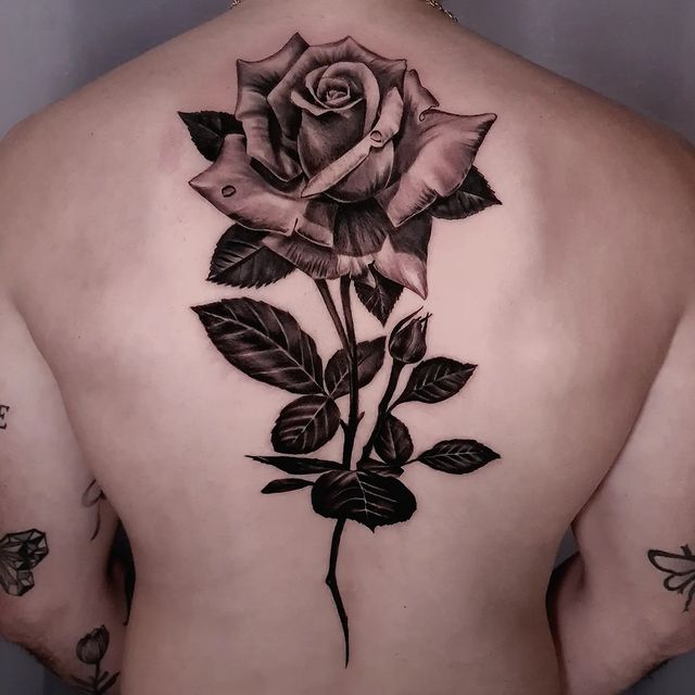 20 Meaningful and Creative Rose Tattoo Designs for Men  Tikli