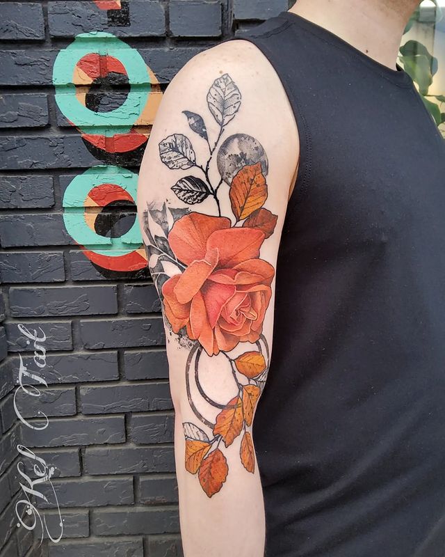 45 Very Provocative Rose Tattoos That Are Sure to Catch the Eye
