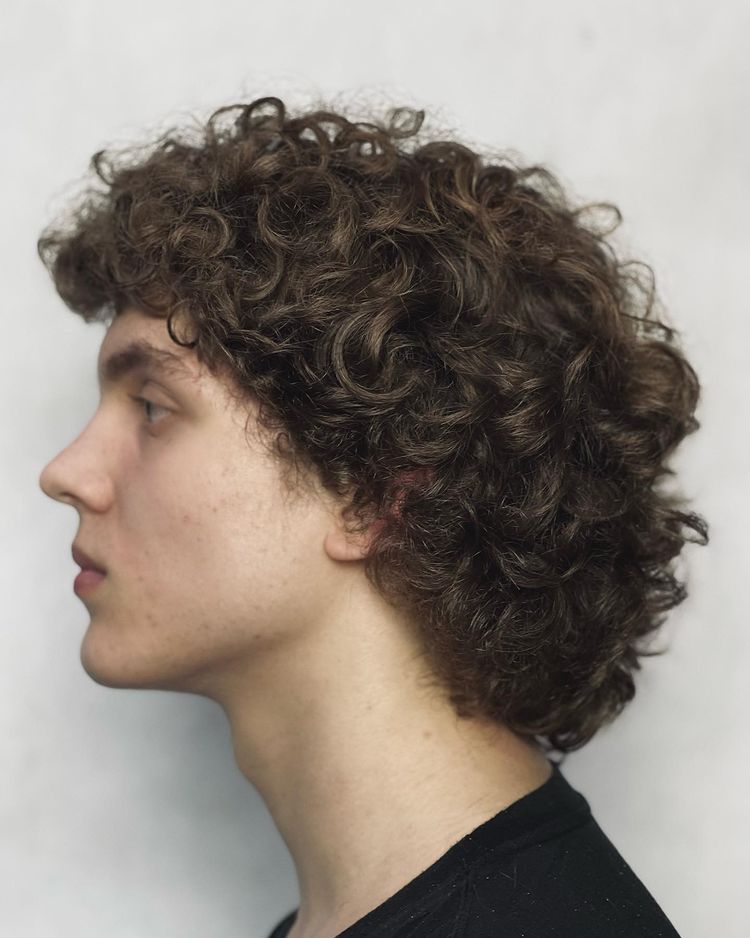 Men Curly Hair