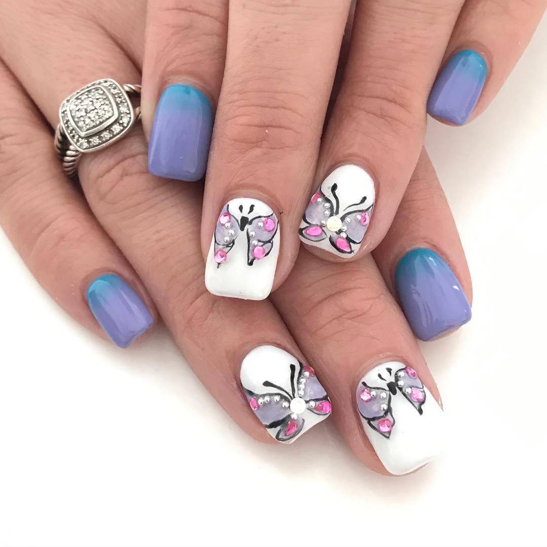 Butterfly Nail Designs