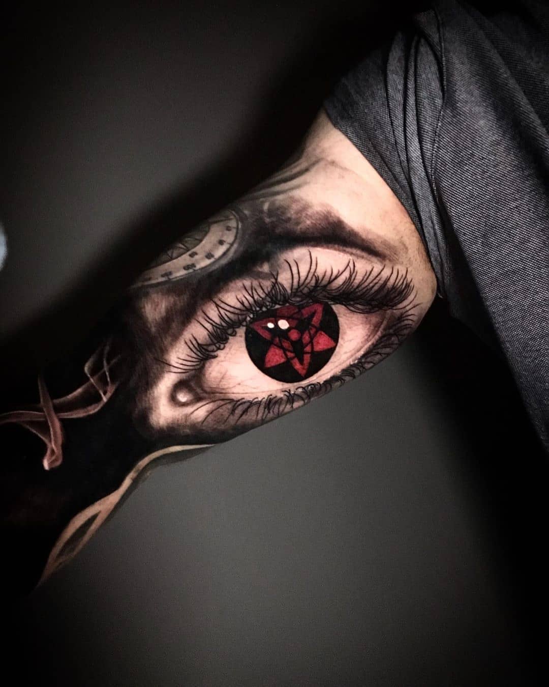 Tattoo Koji  I did realistic Sharingan eye of Naruto  Facebook