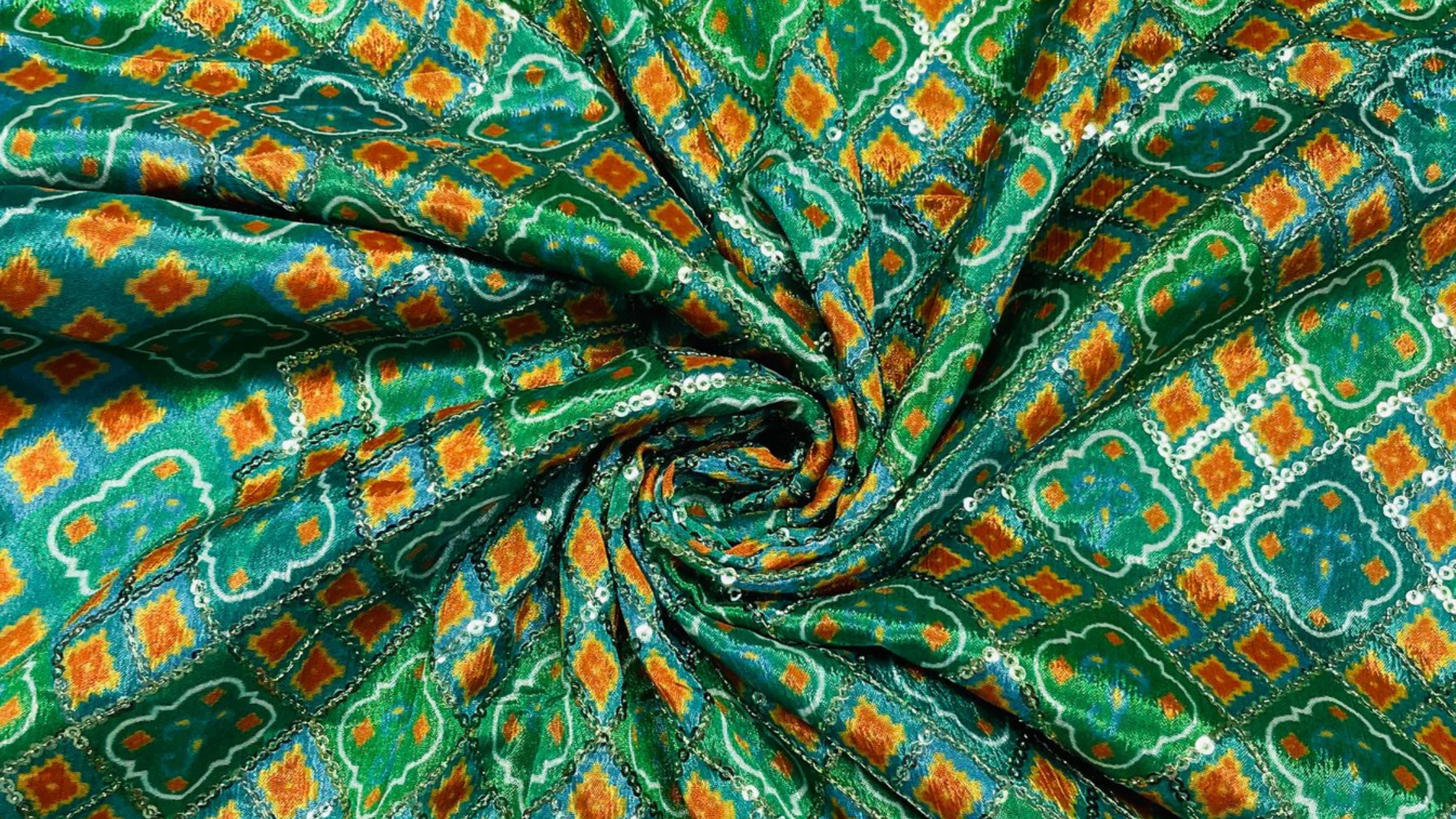 Bandhani Fabric Print 